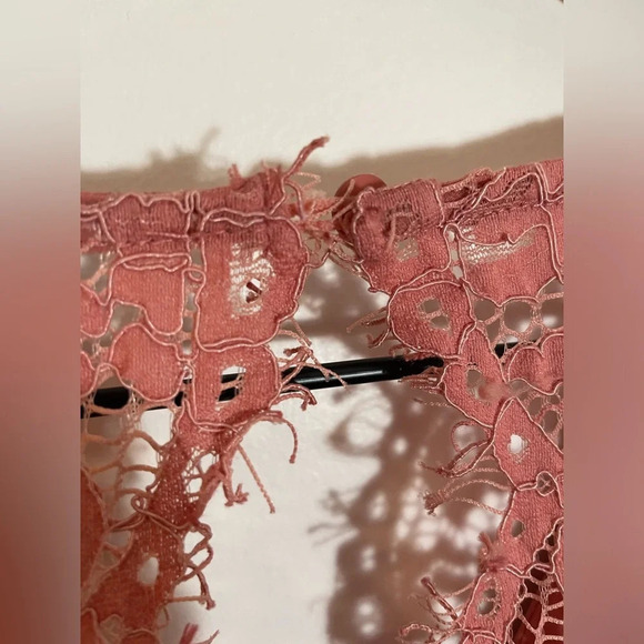 NWT Longing for You Rose Lace Short Flutter Sleeve Maxi Dress Size Medium - Picture 7 of 11